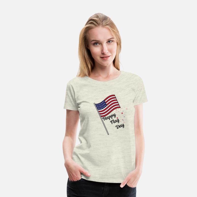 Happy flag day T shirt design