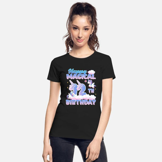 Happy Magical 12th Birthday Unicorn Pony Birthday