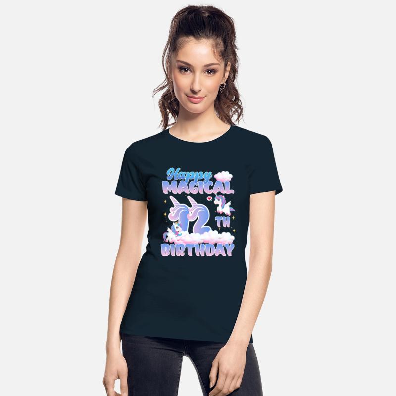 Happy Magical 12th Birthday Unicorn Pony Birthday