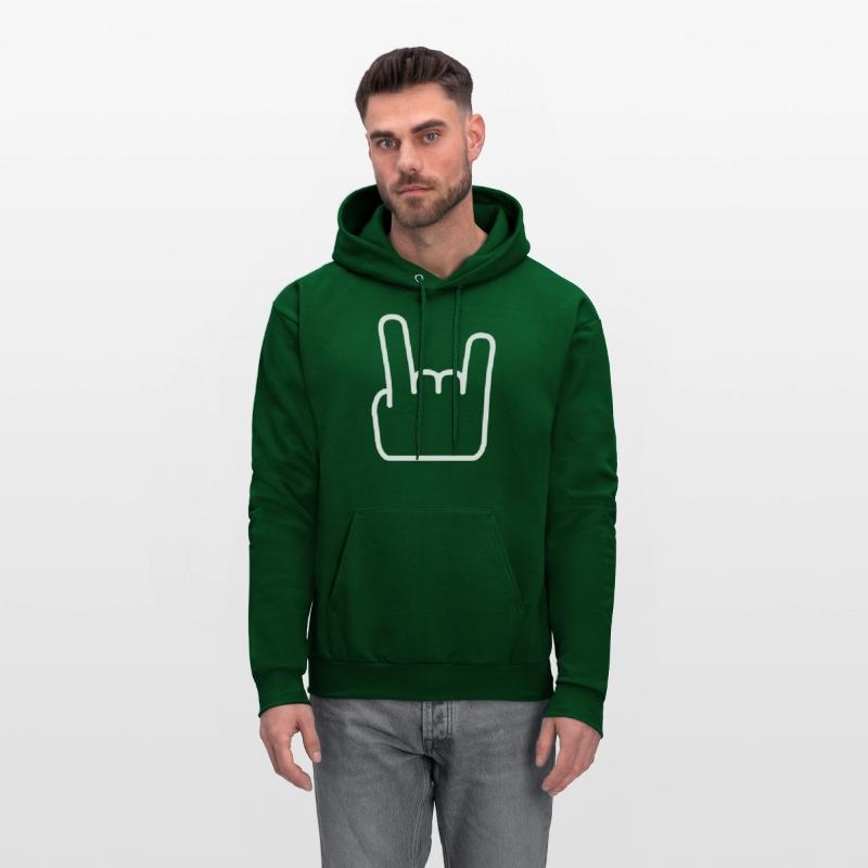 Heavy Metal Fun Hard Rock Music Horns Hand Gesture