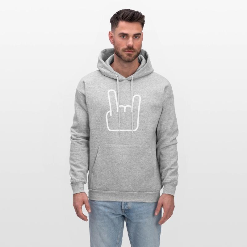 Heavy Metal Fun Hard Rock Music Horns Hand Gesture