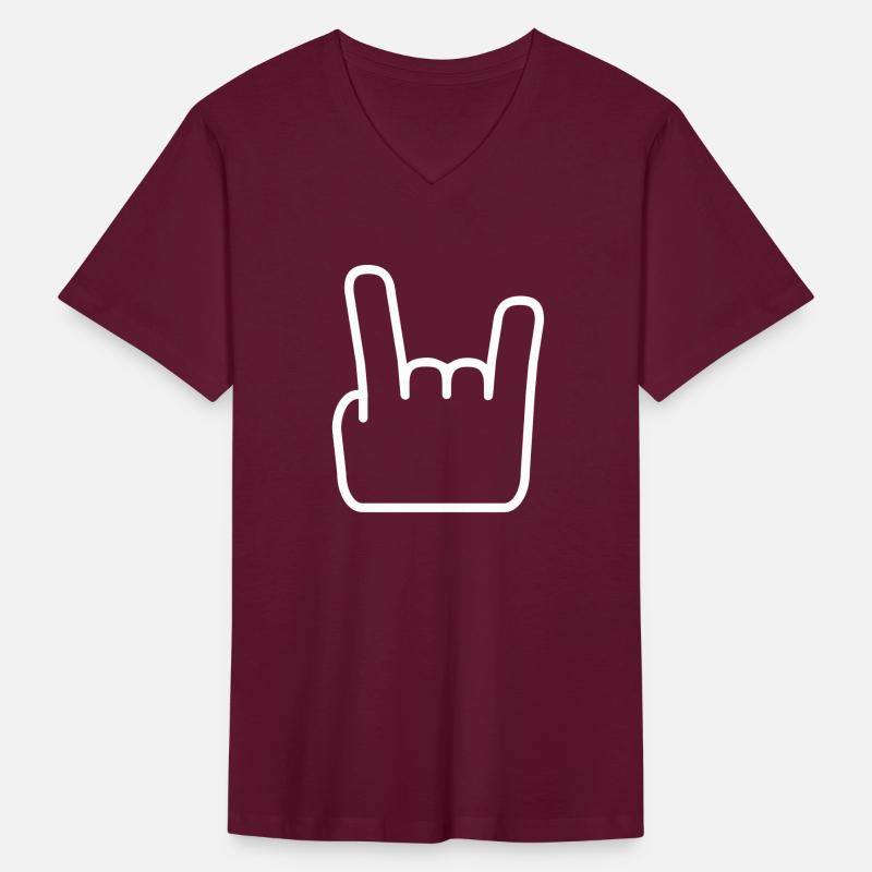 Heavy Metal Fun Hard Rock Music Horns Hand Gesture