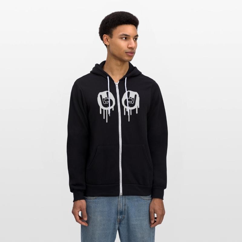 Heavy metal graffiti drop horn finger hand gesture