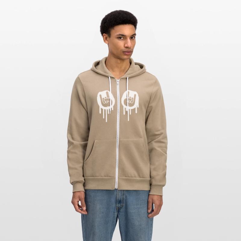 Heavy metal graffiti drop horn finger hand gesture