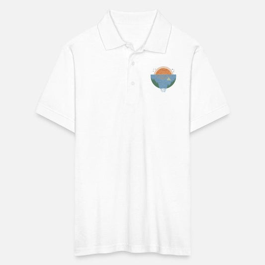 Hiker hiking landscape nature mountains gift