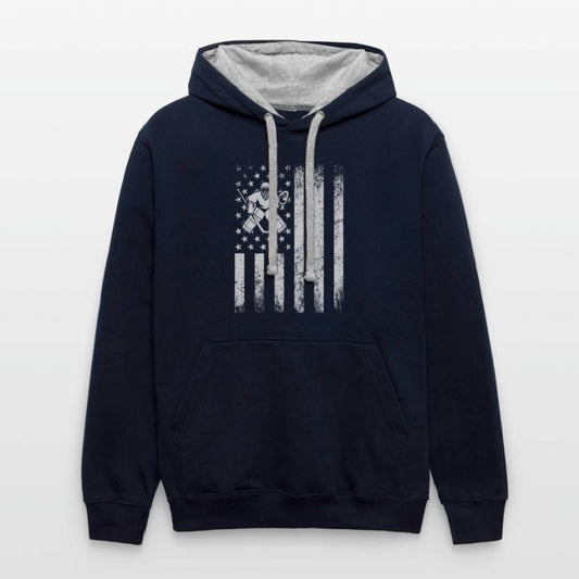 Hockey usa flag kipper