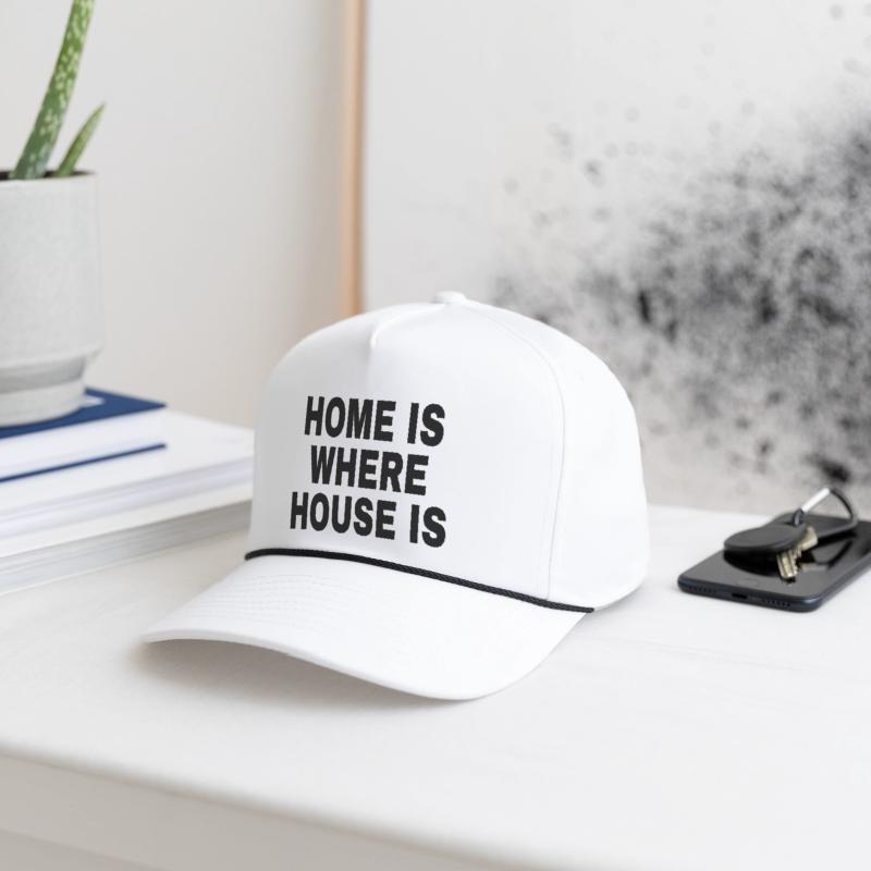 HOME IS WHERE HOUSE IS BLACK FONTS