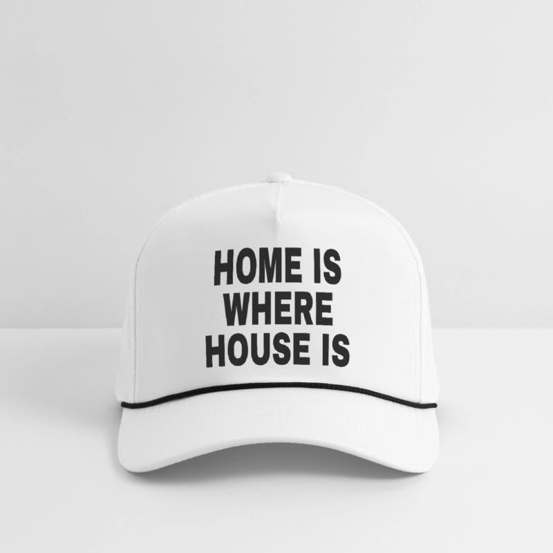 HOME IS WHERE HOUSE IS BLACK FONTS