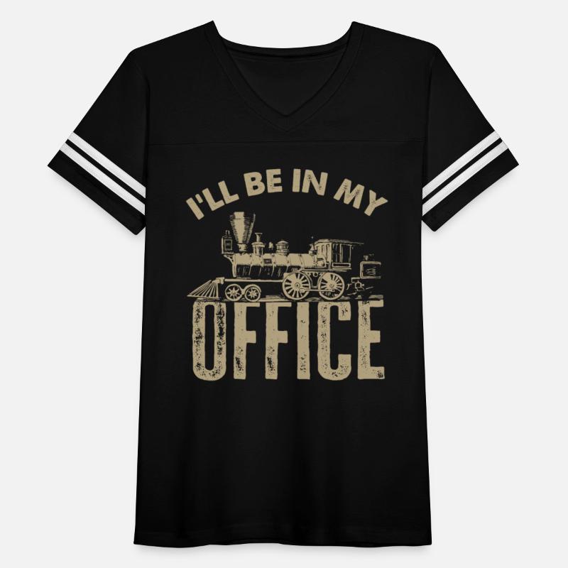 I Am In My Office Steam Locomotive Vintage