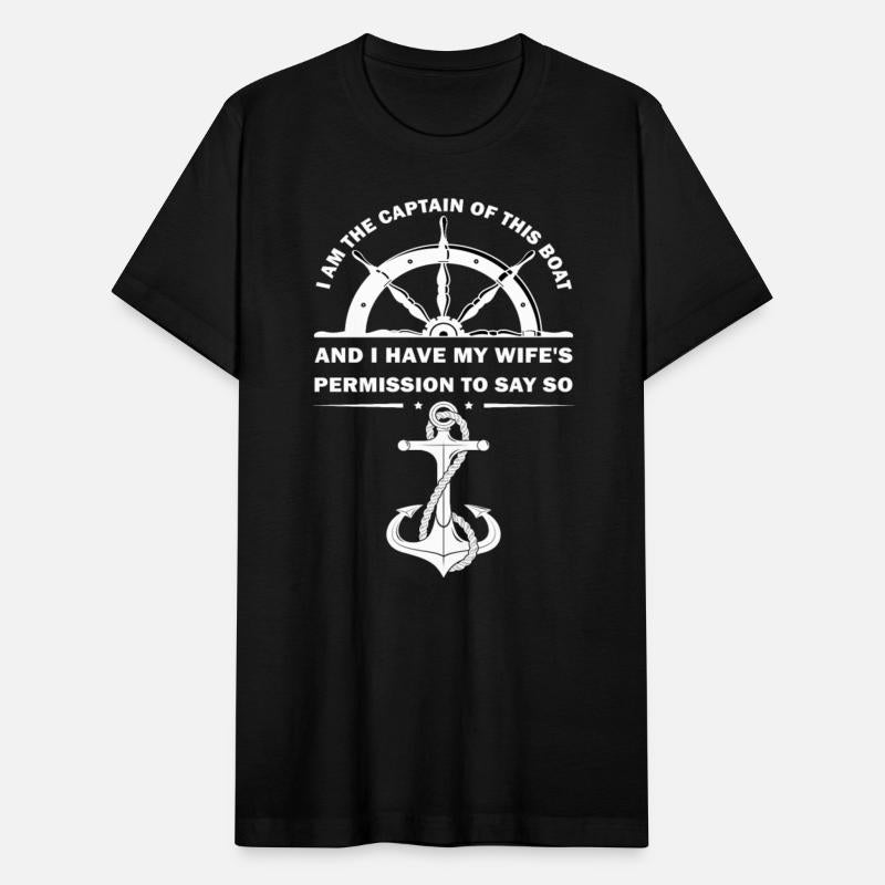 I Am The Captain of this Boat - Funny Pontoon