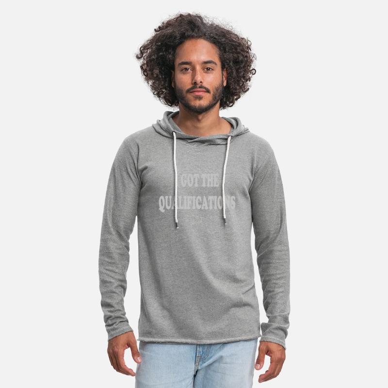 I got the qualifications