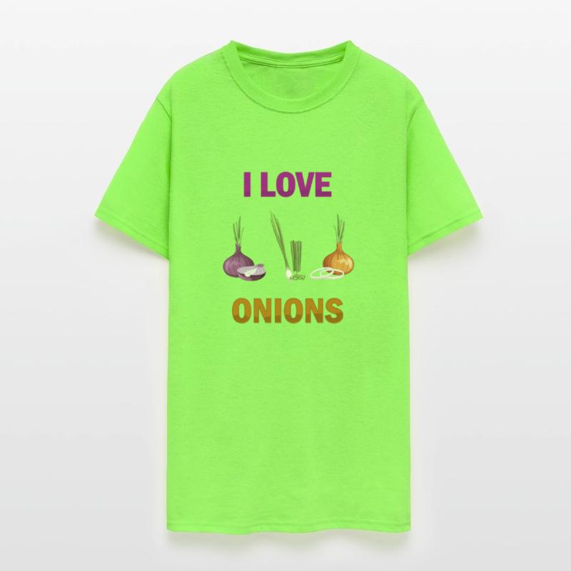 I Love Onions, For Onion and Vegetable Lovers