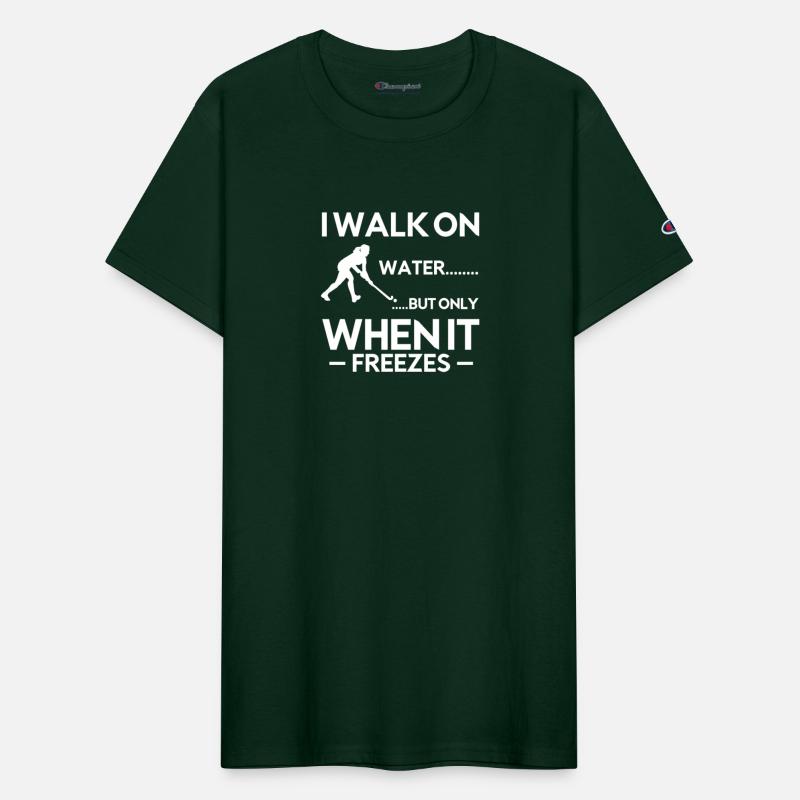 I walk on water, but only it freezes