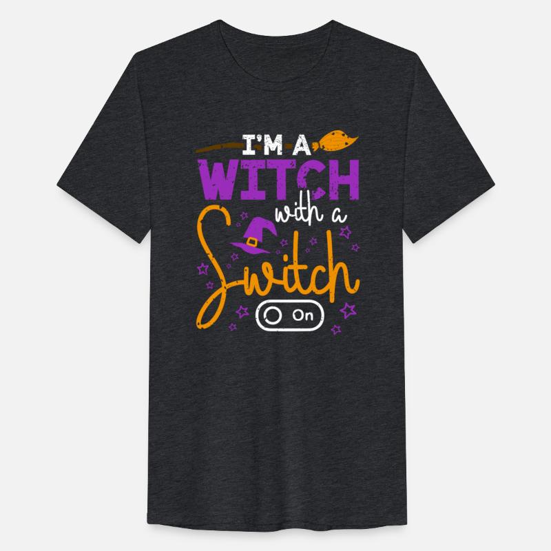 I'm a Witch With a Switch Broomstick Decor