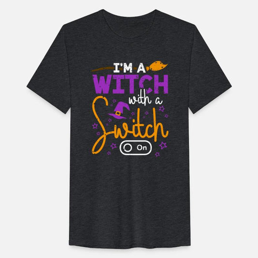 I'm a Witch With a Switch Broomstick Decor