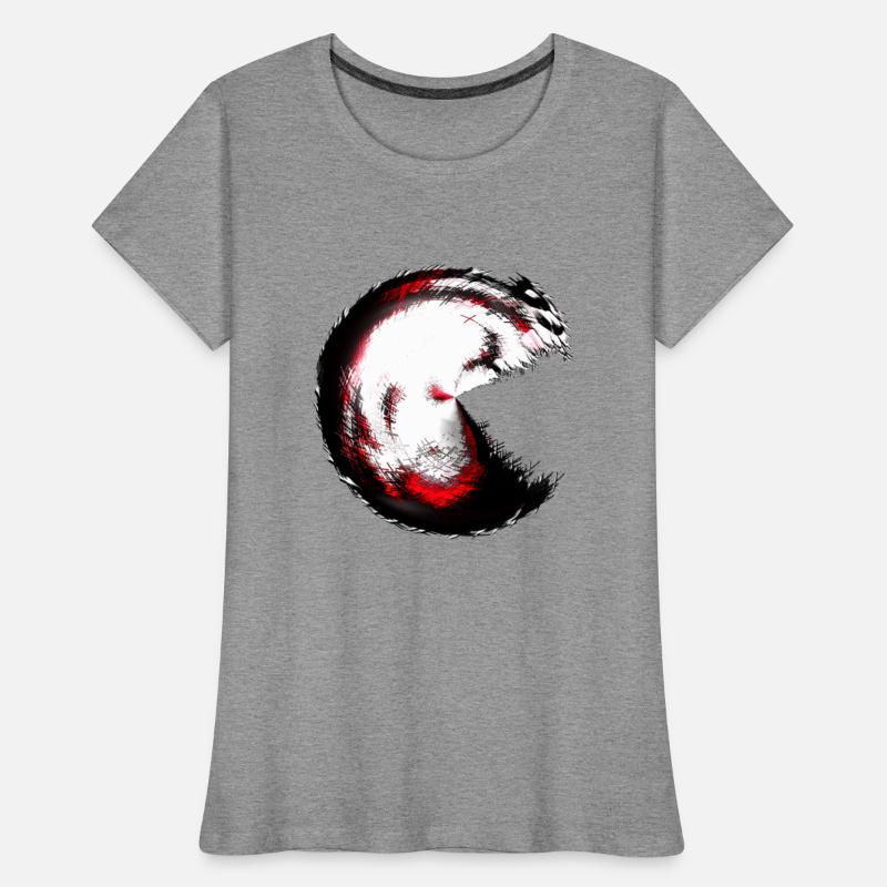 Infernal spiral Pacman-style monster