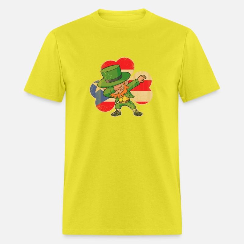 Irish Puerto Rico Dabbing Leprechaun St Patricks