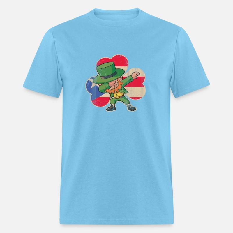 Irish Puerto Rico Dabbing Leprechaun St Patricks