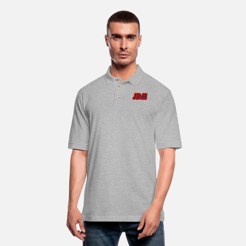 JDM in carbone fiber text