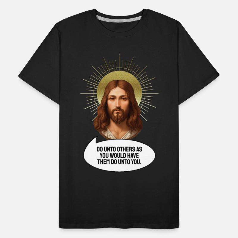 Jesus head with wise message