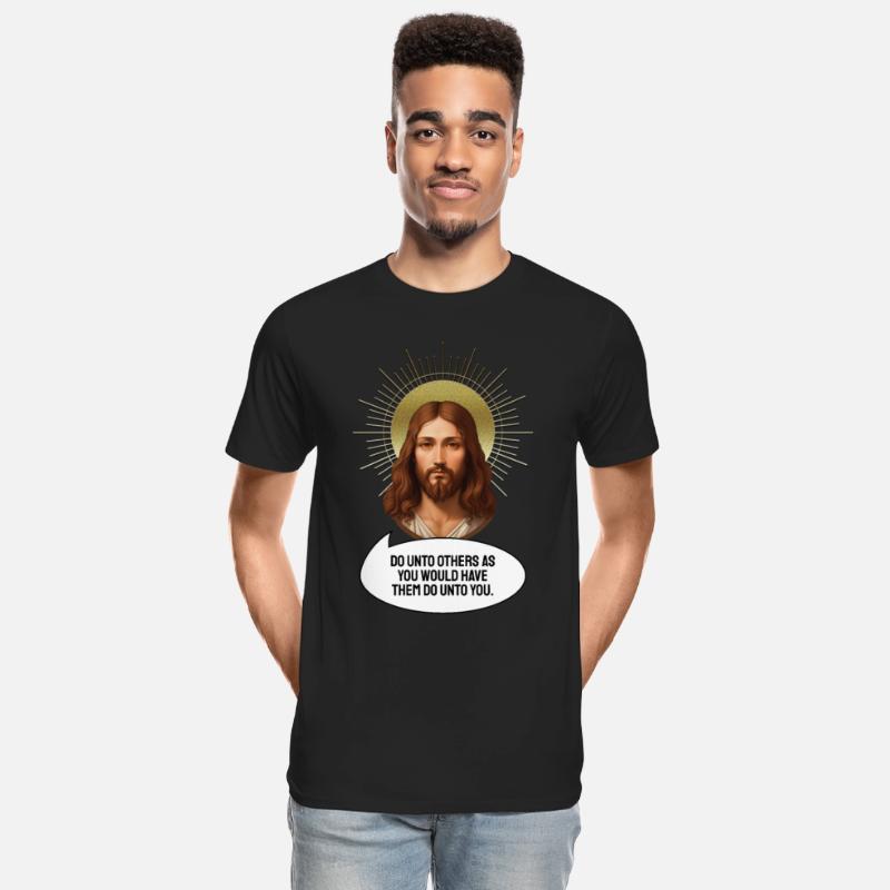 Jesus head with wise message