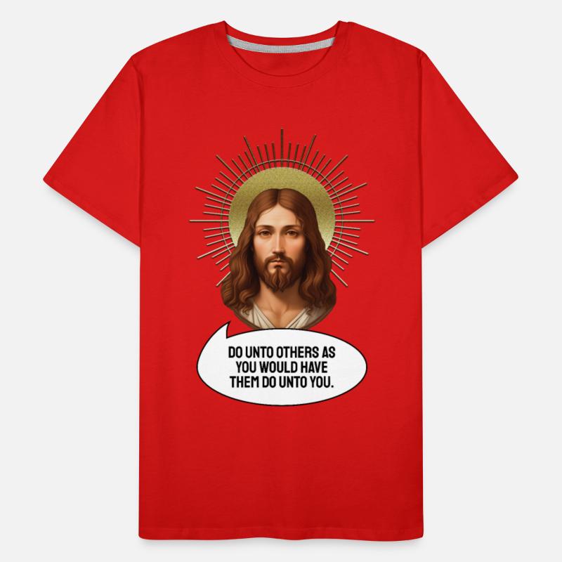 Jesus head with wise message