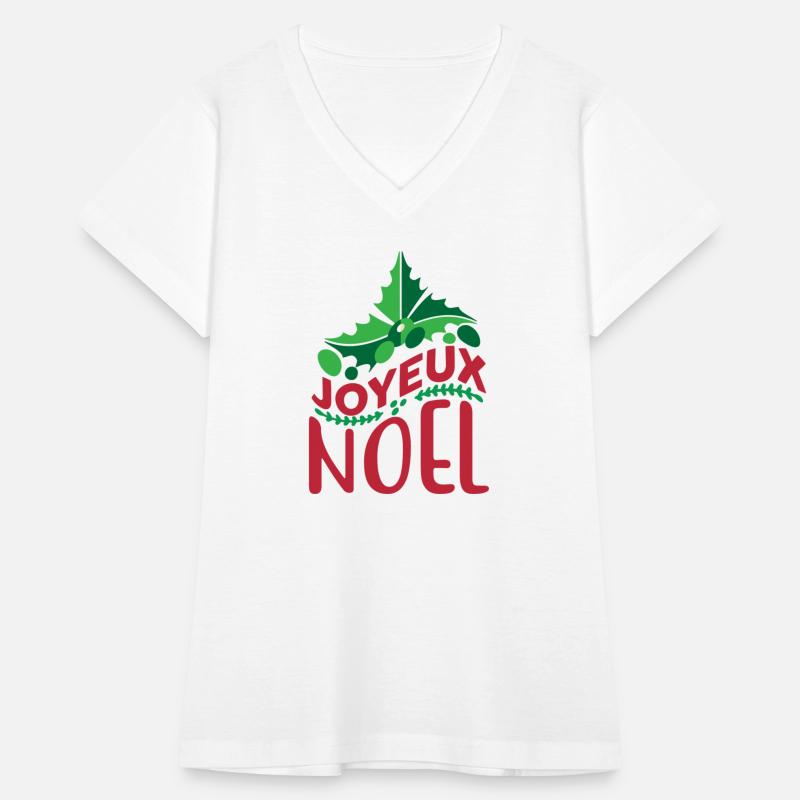 JOYEUX NOEL CRISTMAS FOR TYPOGRAPHY TSHIRT