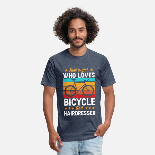 Just A Girl Who Loves Bicycle And Hairdresser
