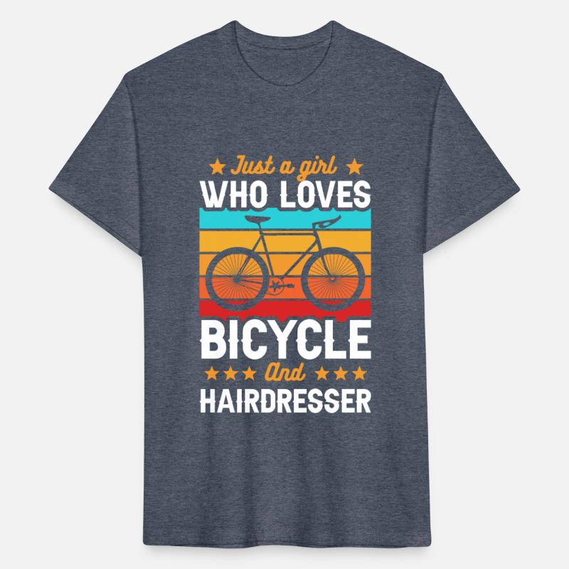Just A Girl Who Loves Bicycle And Hairdresser