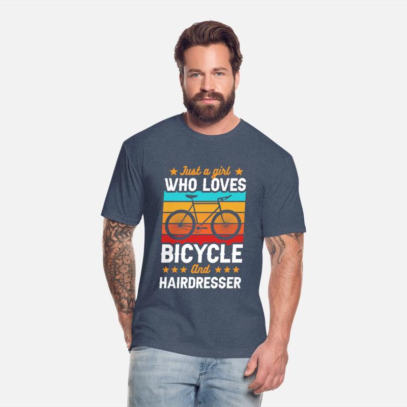 Just A Girl Who Loves Bicycle And Hairdresser