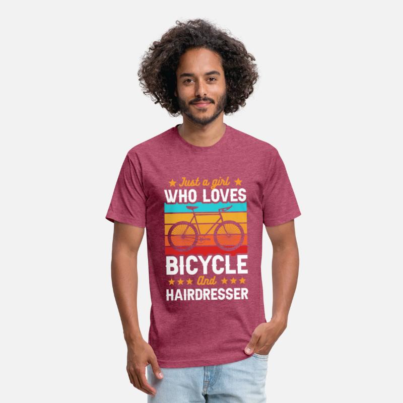 Just A Girl Who Loves Bicycle And Hairdresser