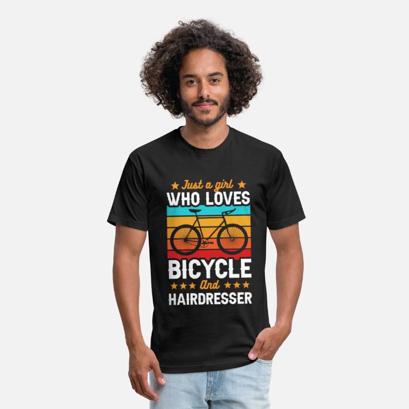 Just A Girl Who Loves Bicycle And Hairdresser