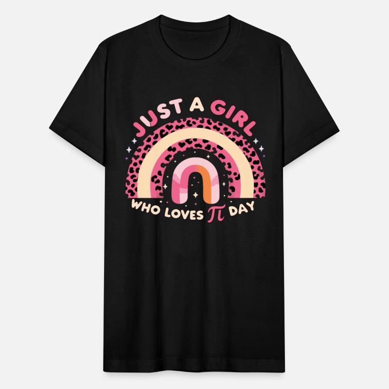 Just A Girl Who Loves Pi Day 3.14 Colorful Rainbow