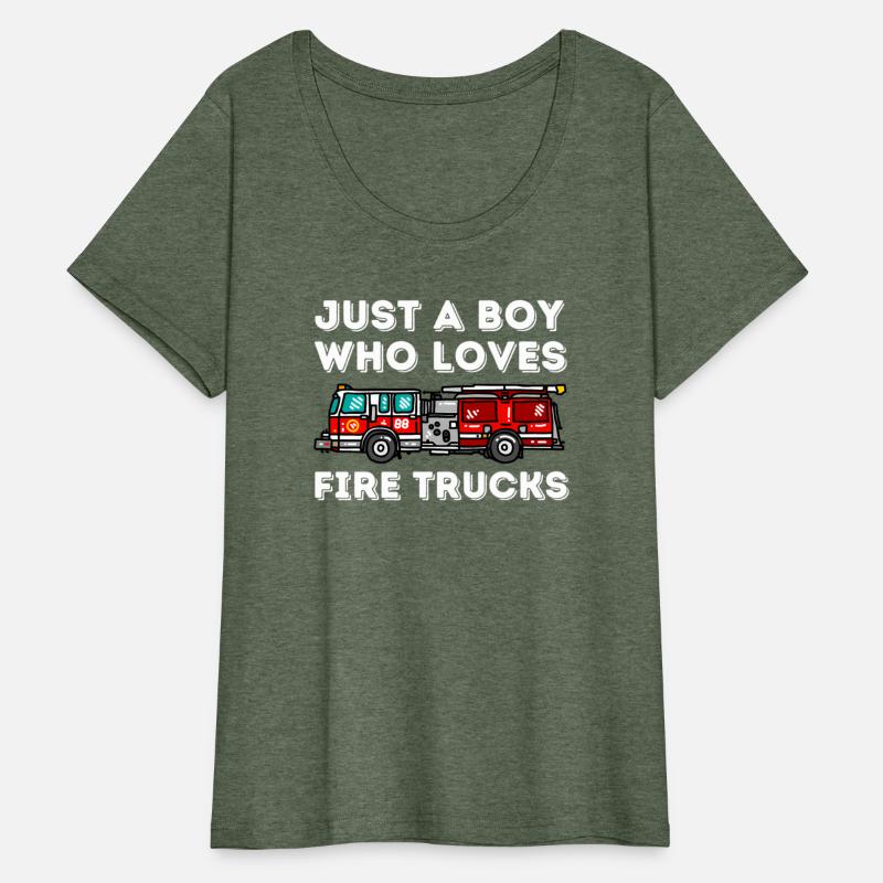 Just A Who Loves Fire TrucFuture Firefighter Fire