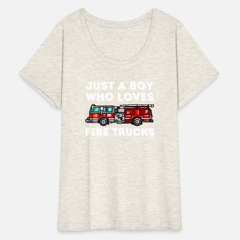 Just A Who Loves Fire TrucFuture Firefighter Fire