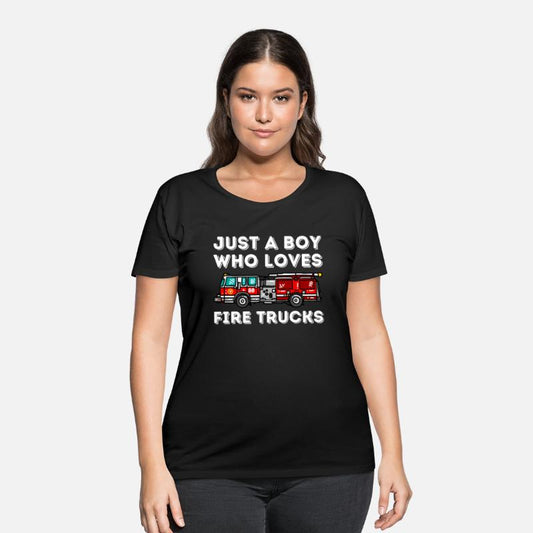 Just A Who Loves Fire TrucFuture Firefighter Fire