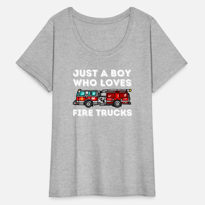 Just A Who Loves Fire TrucFuture Firefighter Fire