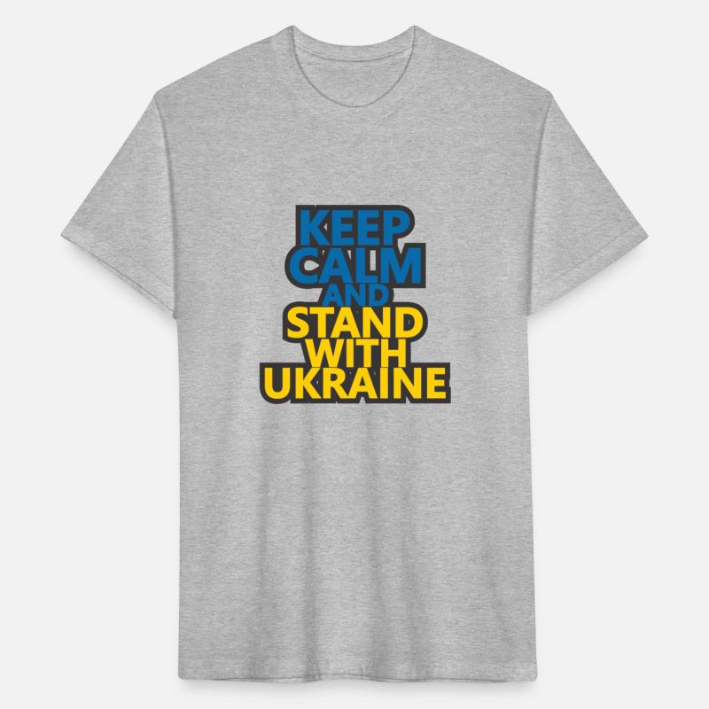 Keep Calm and Stand With Ukraine.