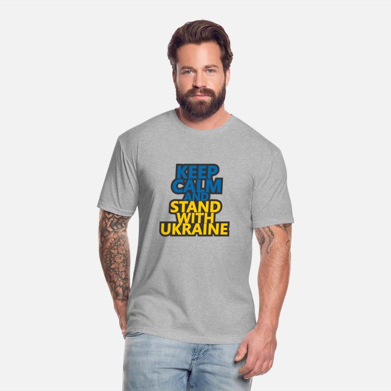 Keep Calm and Stand With Ukraine.