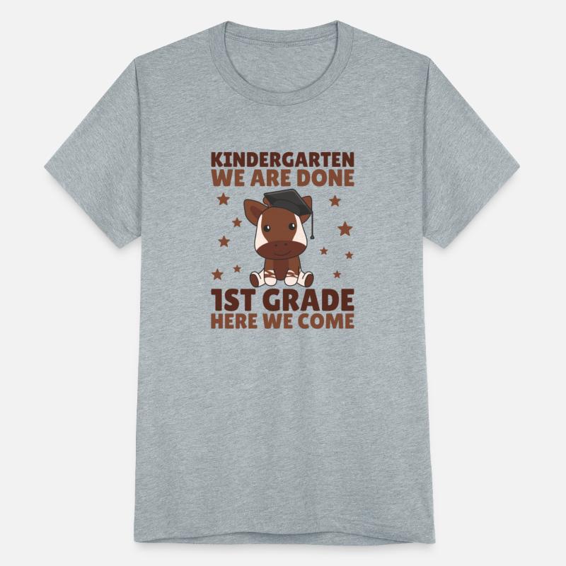 Kids Kindergarten Graduate Okapi 1st Grade