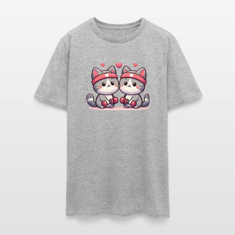 Kitten Dumbbell Duo Love