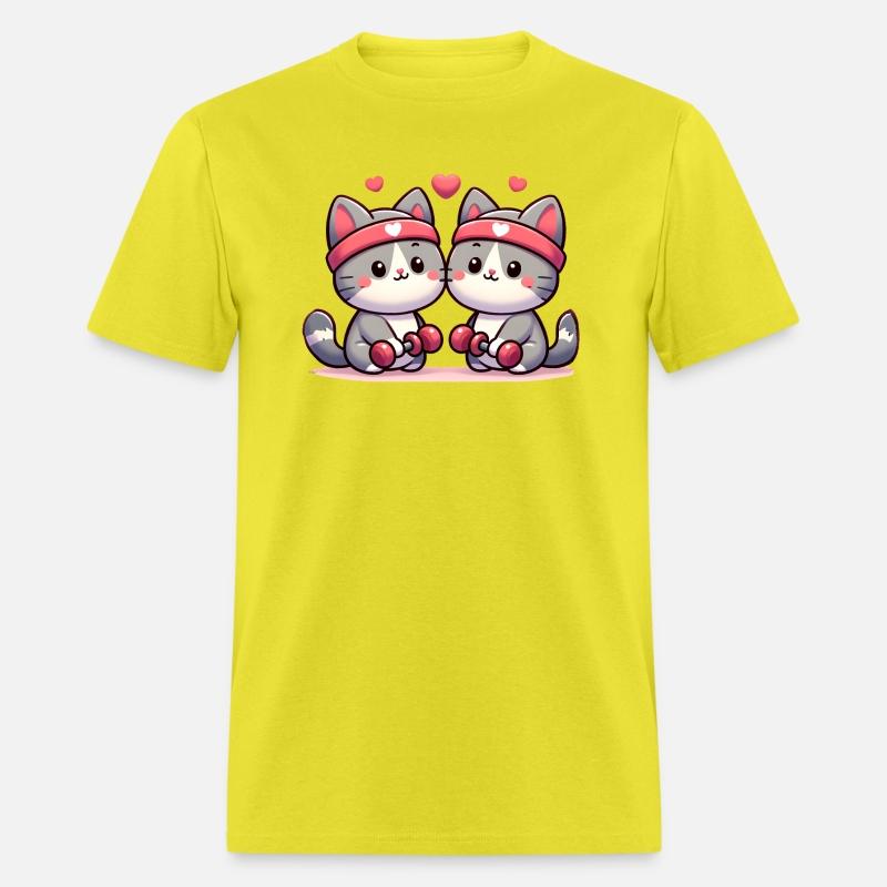 Kitten Dumbbell Duo Love