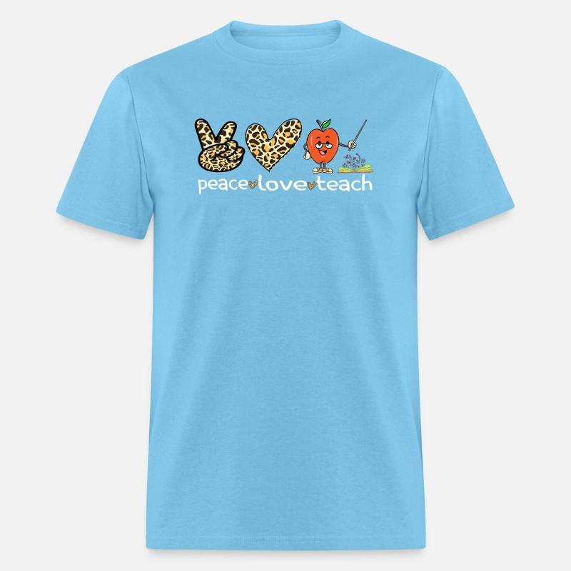 Leopard Peace Love Teach 100th day of School