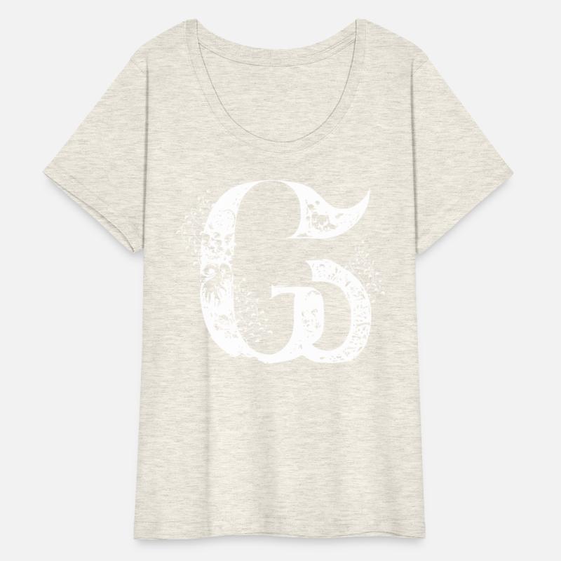 Letter G Monogram Hand Drawn Gothic Witch Wicca