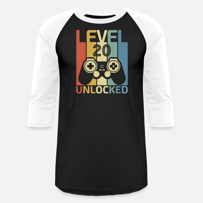Level 20 Unlocked Funny Video Gamer 20th Birthday