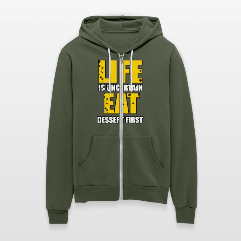 LIFE IS UNCERTAIN EAT DESSERT FIRST TSHIRT SHIRT