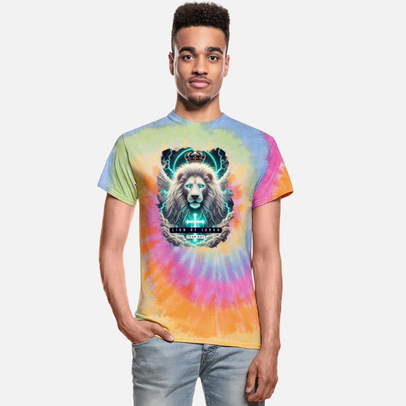 Lion of Judah Spiritual Design with Cross