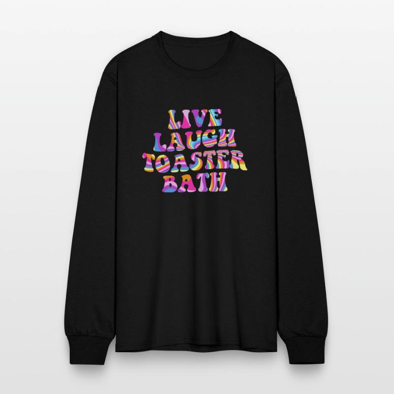 Live Laugh Toaster Bath Playful Groovy Bathroom