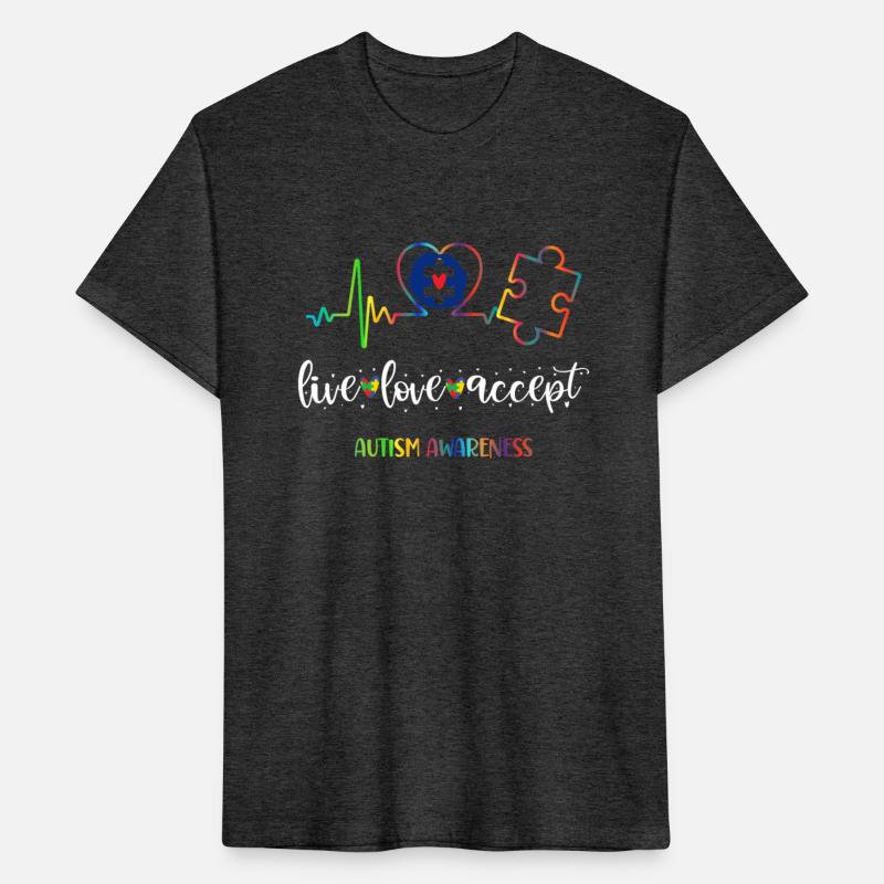Live Love Accept Autism Awareness Shirts