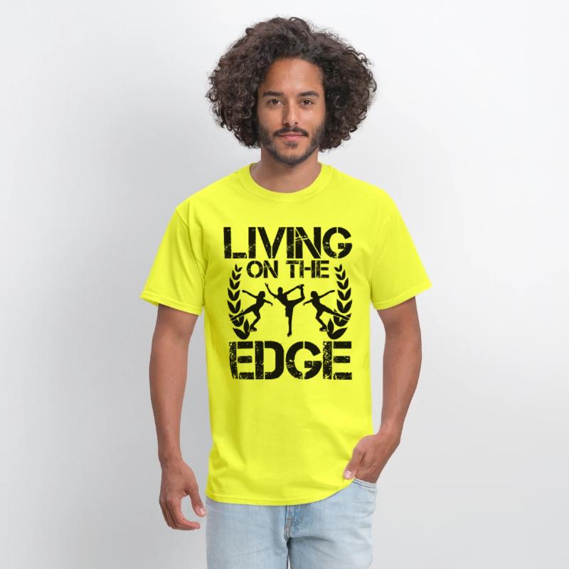 Living On The Edge Funny Ice Skating